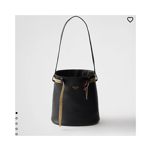 [PRADA] 여성백 25ss Buckle BAG 프라다 신상 버킷백 핸드백 1BE085