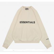 [TOP] 20FW 피오갓 엠보싱 프린트 에센셜 맨투맨 FOG Essentials 아이보리