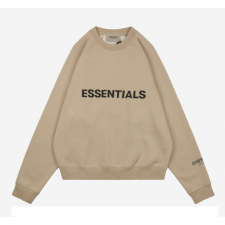 [TOP] 20FW 피오갓 엠보싱 프린트 에센셜 맨투맨 FOG Essentials 베이지