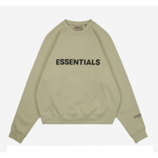 [TOP] 20FW 피오갓 엠보싱 프린트 에센셜 맨투맨 FOG Essentials 카키