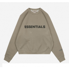 [TOP] 20FW 피오갓 엠보싱 프린트 에센셜 맨투맨 FOG Essentials 브라운
