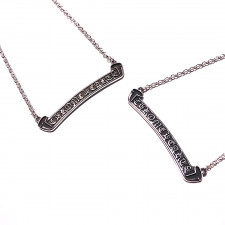 [MK버전] 시중 최고 버전 Chrome Hearts 크롬하츠 레터링 목걸이