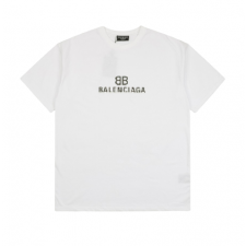 [TOP] BALENCIAGA 발렌시아가 모자이크 레터링 프린트 반팔