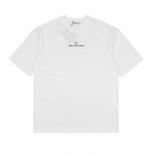 [TOP] BALENCIAGA 발렌시아가 스몰 로고 프린팅 반팔 티셔츠