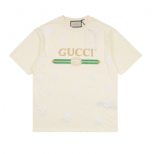 [TOP] GUCCI 구찌 여성 눈꽃 반팔 티셔츠