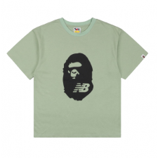 [TOP] BAPE 베이프 x 뉴발란스 21ss 베이프 크루텍 반팔 티셔츠