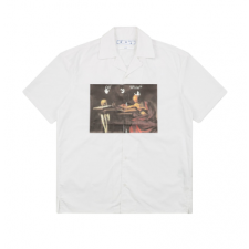 [TOP] 오프 화이트 Off White 21SS 그래픽 프린트 반팔 셔츠 OMGA163R21