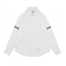 [TOP] Thom Browne 톰 브라운 긴소매 양쪽 테이핑 셔츠