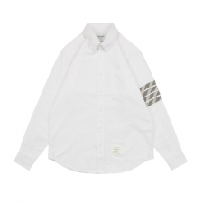 [TOP] Thom Browne 톰 브라운 클래식 4선 빈티지 스타일 긴팔 셔츠
