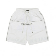 [TOP] BALENCIAGA 발렌시아가 밑단 로고 프린팅 반바지