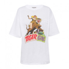 [TNN셀러] 미우미우 코튼 티셔츠 자수 Embroidered cotton Tshirt