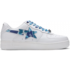 [정품급버전] 베이프 스타 카모 블루 A Bathing Ape Bape Sta Low White ABC Camo Blue 1H20191045 BLU