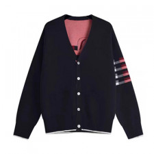 [대리석셀러] 톰브라운 백 사자 로고 가디건 Thom Browne 네이비