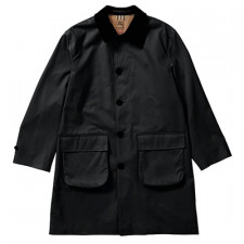 [AM셀러] 슈프림 버버리 레더 카라 트렌치 코트 블랙 SUPREME BURBERRY LEATHER COLLAR TRENCH COAT 22SS