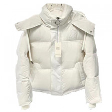 [불손셀러] 아미 AMI 21FW 하트로고 후드 패딩 화이트 H21OW200