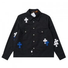 [TNN셀러] Chrome Hearts 크롬하츠 워크독 자켓 화이트 블루