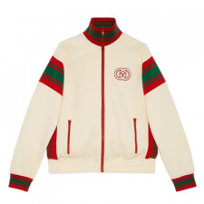 [C셀러] GUCCI 구찌 저지 집업 자켓 패치 Jersey zip jacket with patch 718315 XJEWO 9782