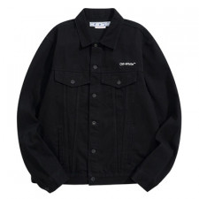[TNN셀러] OFF WHITE 오프화이트 백 디아그널 프린팅 데님 자켓
