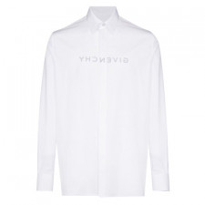 [C셀러] GIVENCHY 지방시 로고 프린트 코튼 셔츠 logo print cotton shirt 17547094