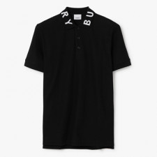 [CA셀러] BURBERRY 라일랜드 칼라 로고 폴로 셔츠