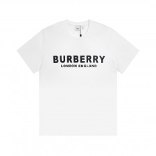 [JS셀러] BURBERRY 버버리 로고 프린팅 라운드 반팔 티셔츠