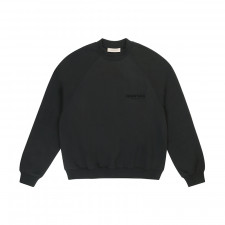 [SN셀러] Fear of God Essentials 피어오브갓 에센셜 로고 프린트 블랙 맨투맨