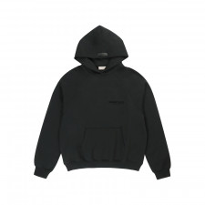 [SN셀러] Fear of God Essentials 피어오브갓 에센셜 로고 블랙 기모 후드티 192SU224410F