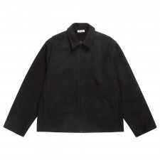 [SN셀러] Fear of God Essentials 피어오브갓 남성 스웨이드 자죽 자켓 블랙