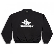 [MM셀러] 발렌시아가 레이어드 스포츠 라운드 오버사이즈 스웨트셔츠 767860TPVF31070 BALENCIAGA