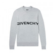 [DA셀러] 지방시 디즈니 오스왈드 슬림핏 인타르시아 울 점퍼 인 그레이 GIVENCHY