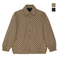 [DA셀러] 구찌 올 오버 GG 해링턴 리버서블 재킷 GUCCI