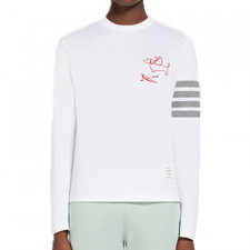 [대리석셀러] 톰브라운 저지 헥터 4-바 롱 슬리브 티셔츠 THOM BROWNE