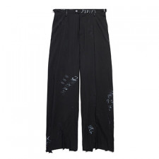 [정품급버전] 발렌시아가 GRAFFITI SKATER TAILORED 팬츠 블랙 BALENCIAGA