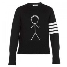 [대리석셀러] 톰브라운 사선 슬리브 미스터톰 울 니트탑 MKA380A-Y1002001 THOM BROWNE