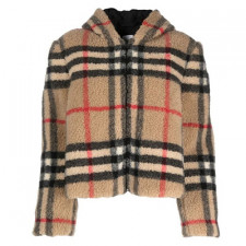 [DA셀러] 버버리 체크 플리스 후드 자켓 BURBERRY