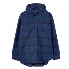 [DA셀러] 발렌시아가 플란넬 체크 후드 셔츠 BALENCIAGA
