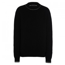 [ZY셀러] 프라다 콘트라스트 스티치 캐시미어 스웨터 PRADA