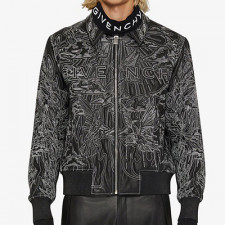 [C셀러] 지방시 엠브로이더리 레더 자켓 GIVENCHY