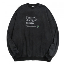 [TNN셀러] 베트멍 NOT DOING 슬로건 스웨트셔츠 VETEMENTS