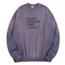 [TNN셀러] 베트멍 NOT DOING 슬로건 스웨트셔츠 VETEMENTS