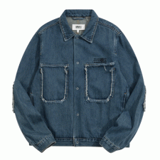 [TNN셀러] 메종마르지엘라 블루 디스트레스 데님 재킷 MAISON MARGIELA