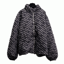 [ZY셀러] 알렉산더왕 로고 패턴 데님 패딩 자켓 alexanderwang