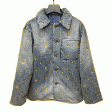 [DA셀러] 루이비통 자수 로고 데님 재킷 LOUIS VUITTON