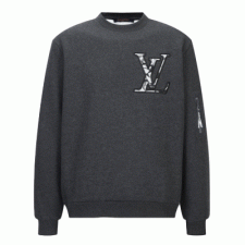 [DA셀러] 루이비통 점보 모노그램 자수 맨투맨 다크 그레이 LOUIS VUITTON