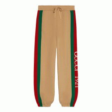 [DA셀러] 구찌 웹 디테일 코튼 저지 스웨트 팬츠 GUCCI