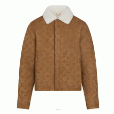 [C셀러] 루이비통 시어링 엠보 데러 모노그램 가죽 무스탕 자켓 LOUIS VUITTON