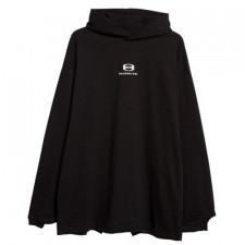 [GOD셀러] 발렌시아가 오버사이즈 로고 백 저지 판넬 후드 스웨트셔츠 BALENCIAGA