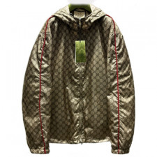 [C셀러] 구찌 올 오버 GG로고 곰 프린트 바람막이 GUCCI