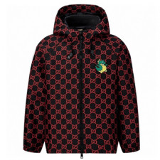 [BF셀러] 구찌 풀 프린트 지퍼 후드 재킷 GUCCI
