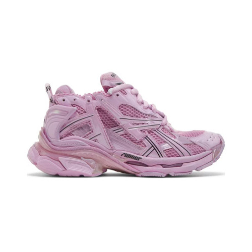 발렌시아가 메쉬 러너 빈티지 옵틱 스니커즈 677402W3RB15000